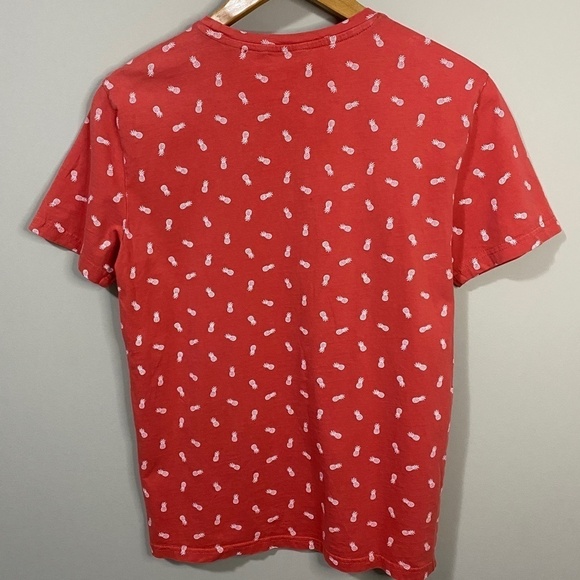 Only & Sons Short Sleeve Men's Pineapple Ditsy Fitted Tee Size EU Small‎ - Picture 5 of 8